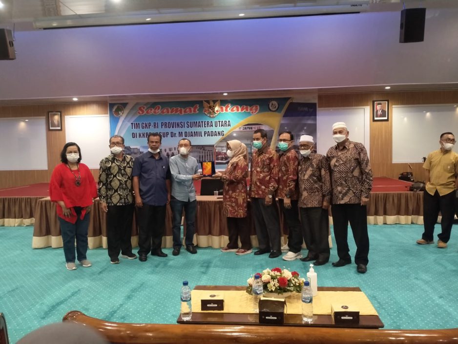 Kunjungan Studi Banding Tim GKP-RI Provinsi Sumatera Utara Ke KKPRI RSUP Dr. M. Djamil Padang